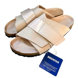 Birkenstock Kyoto Slides: New Beige